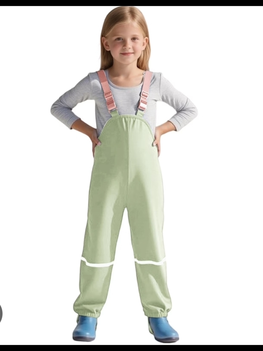 Zara Sage Green Waterproof Overalls - Picture 3 of 15